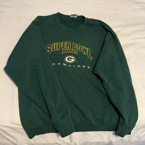 Green Bay Packers Super bowl Crewneck Sweatshirt
